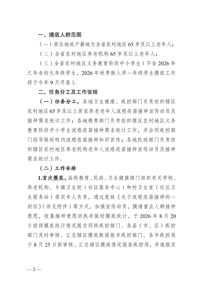 皖疾控卫免〔2026〕46号  关于开展全省农村地区“一老一小”重点人群流感疫苗接种需求摸底工作的通知（8.4定稿印发）(3)_2.png